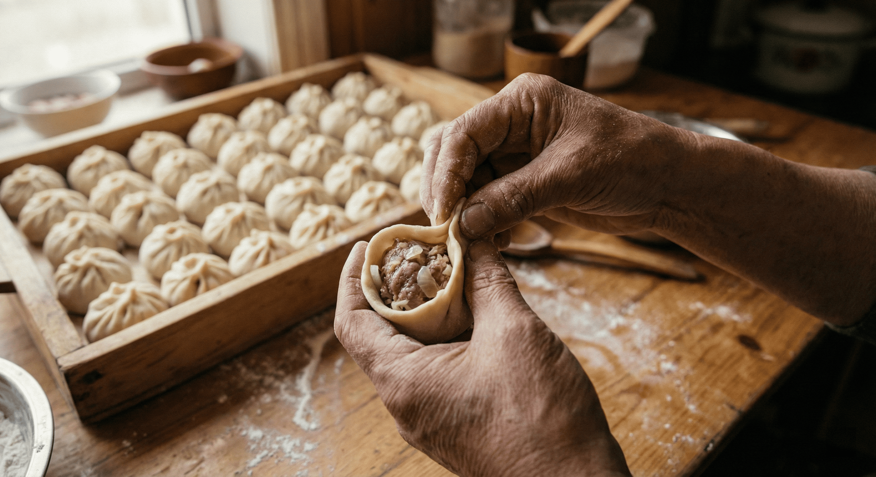 Préparation artisanale des buuz